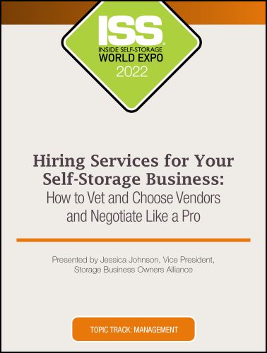 Hiring Services for Your Self-Storage Business: How to Vet and Choose Vendors and Negotiate Like a Pro
